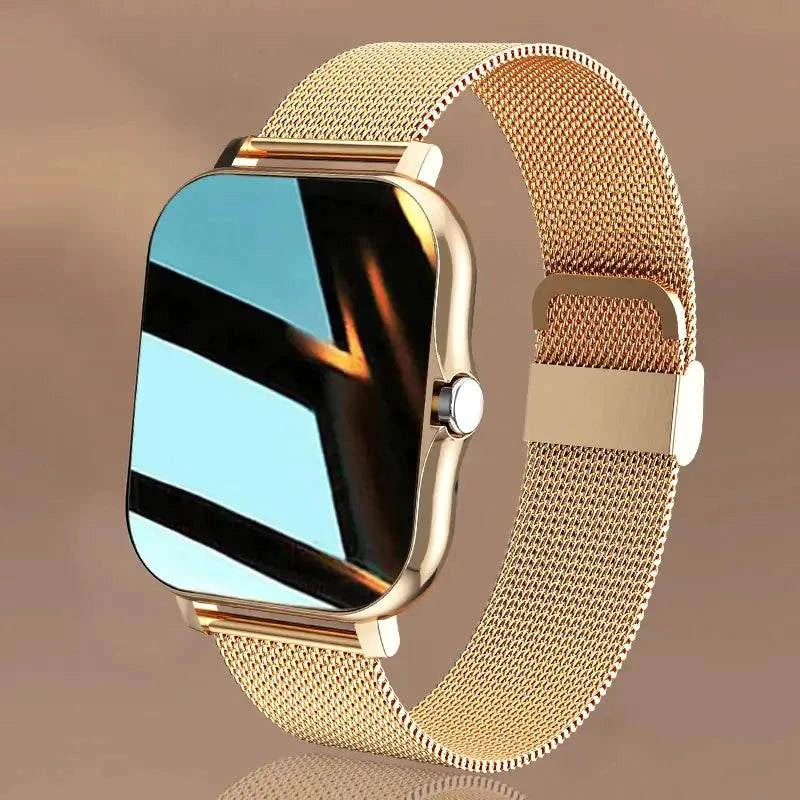 Fitness Tracker Smart Watch Gold