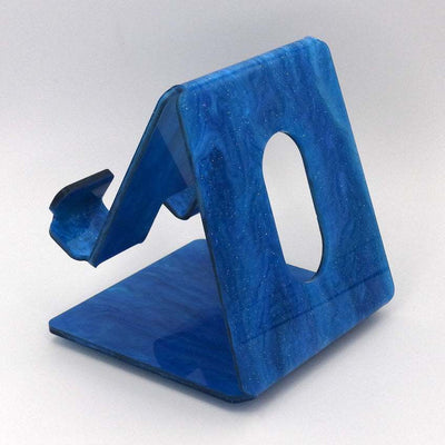 Global Phone Stand. Marble Acrylic Colors. Fits Most Smart Phones