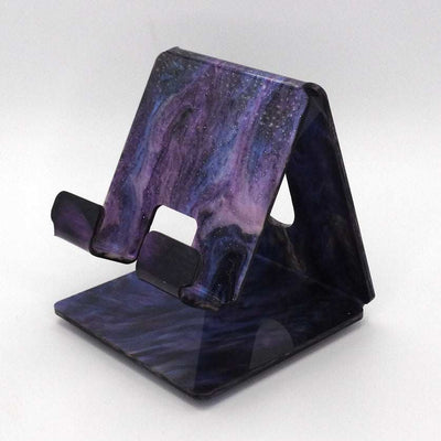 Global Phone Stand. Marble Acrylic Colors. Fits Most Smart Phones
