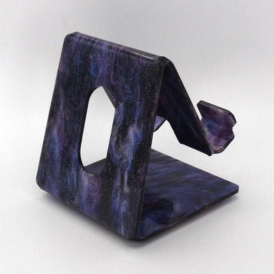 Global Phone Stand. Marble Acrylic Colors. Fits Most Smart Phones