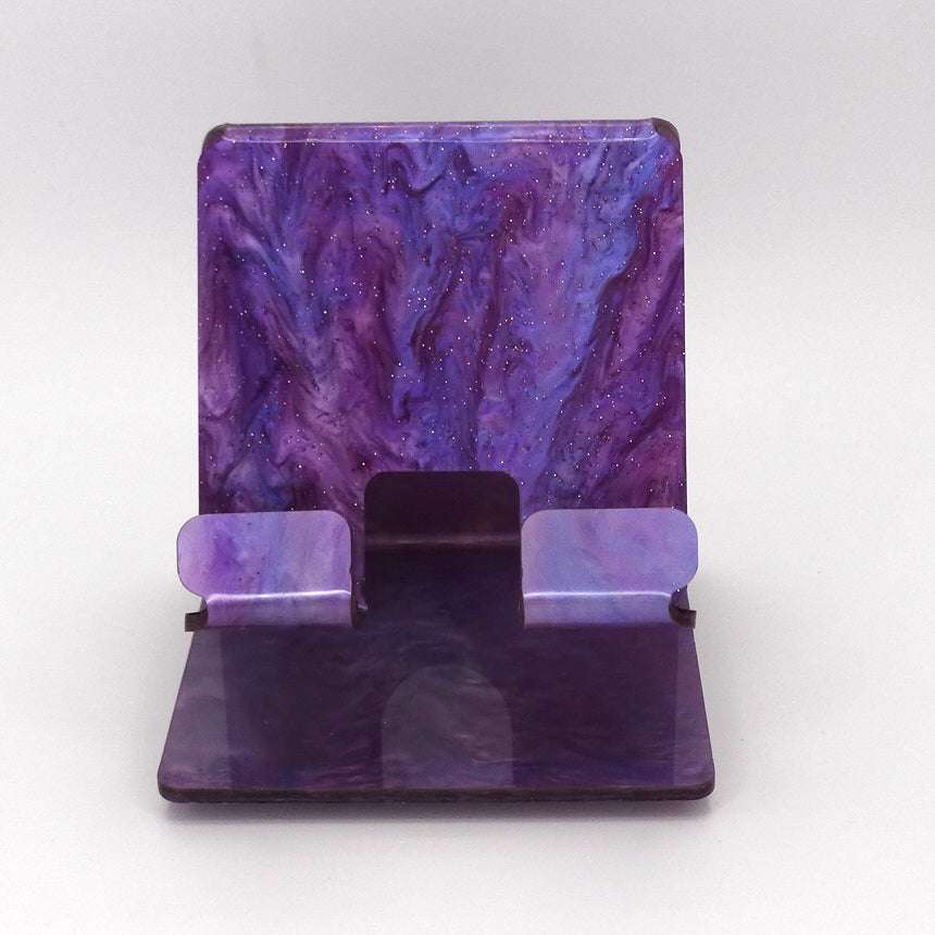 Global Phone Stand One Piece. Marble Acrylic Color Options. Fits Most Smartphones