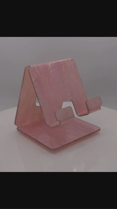 Global Phone Stand One Piece. Marble Acrylic Color Options. Fits Most Smartphones